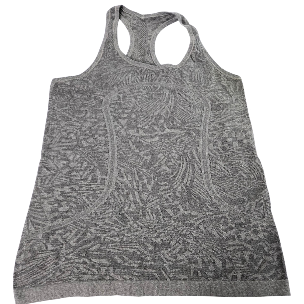 Lululemon Athletica Gray Graphic Tank Top